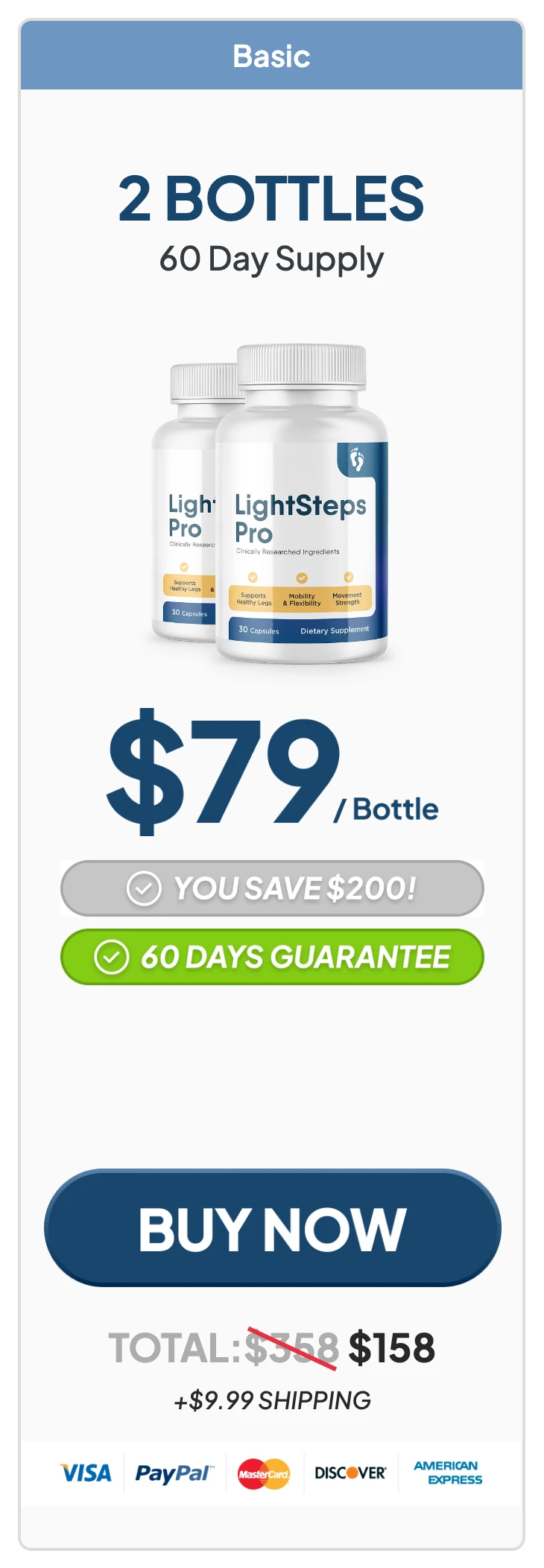 LightSteps Pro 2 bottles